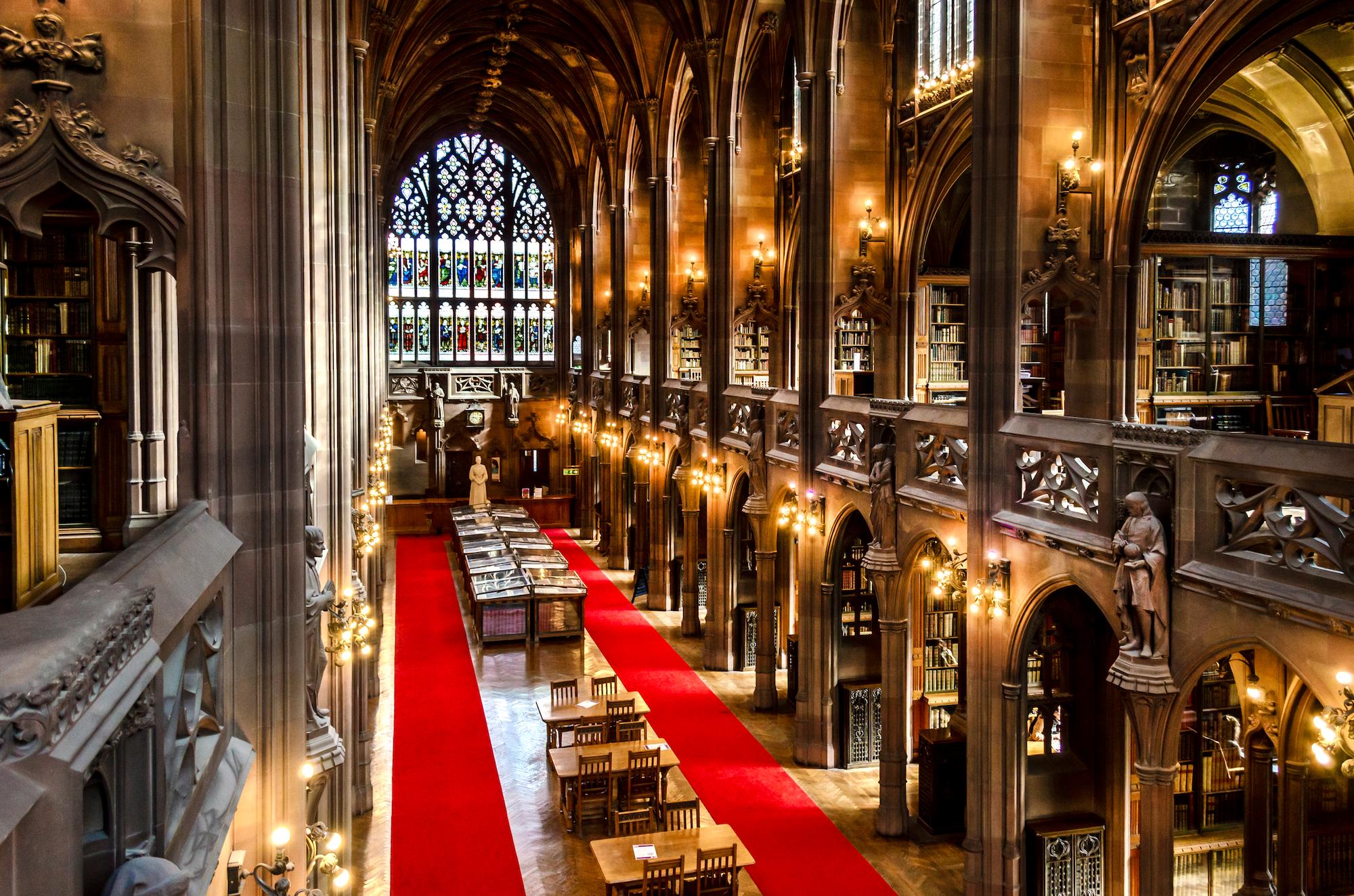 La John Rylands Library è ben di più che un colossale luogo di raccolta di libri rari ©Shutterstock / Garry Basnett