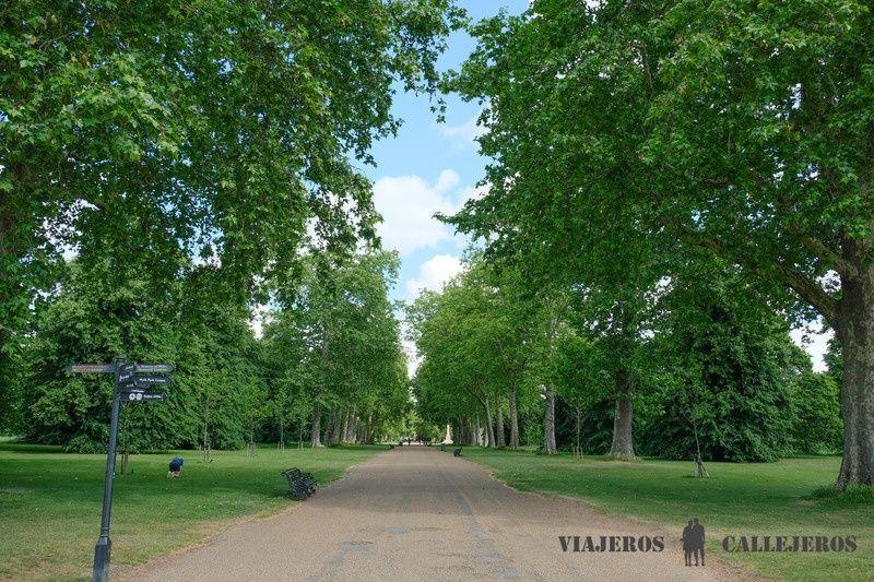 Hyde Park, uno de los lugares que ver en Londres
